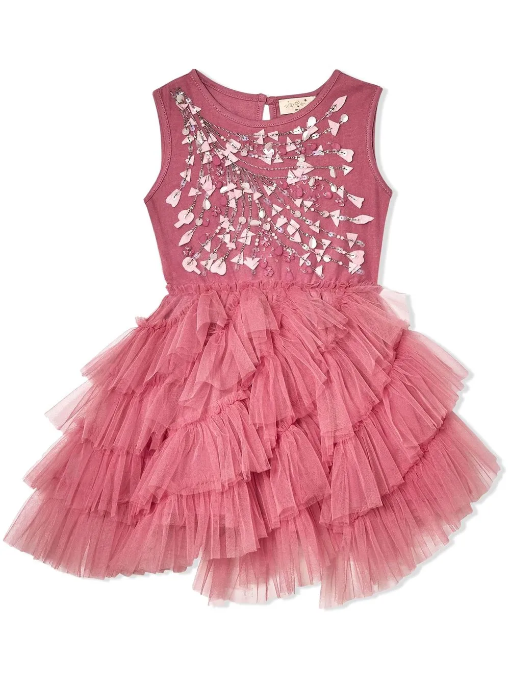 

Tutu Du Monde vestido bordado con lentejuelas - Rosado