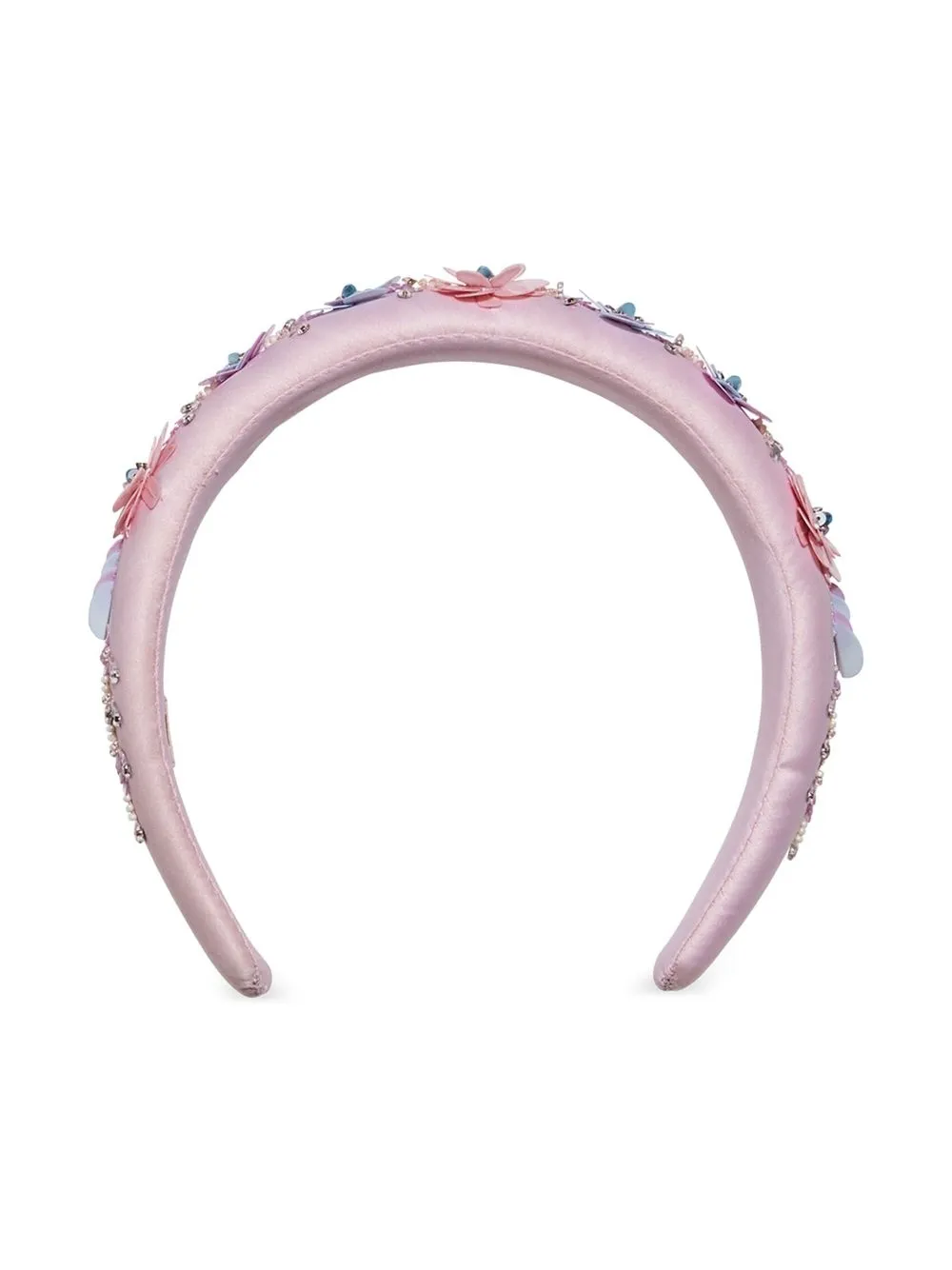 Tutu Du Monde Kids' Parade Floral Sequin Headband In Pink