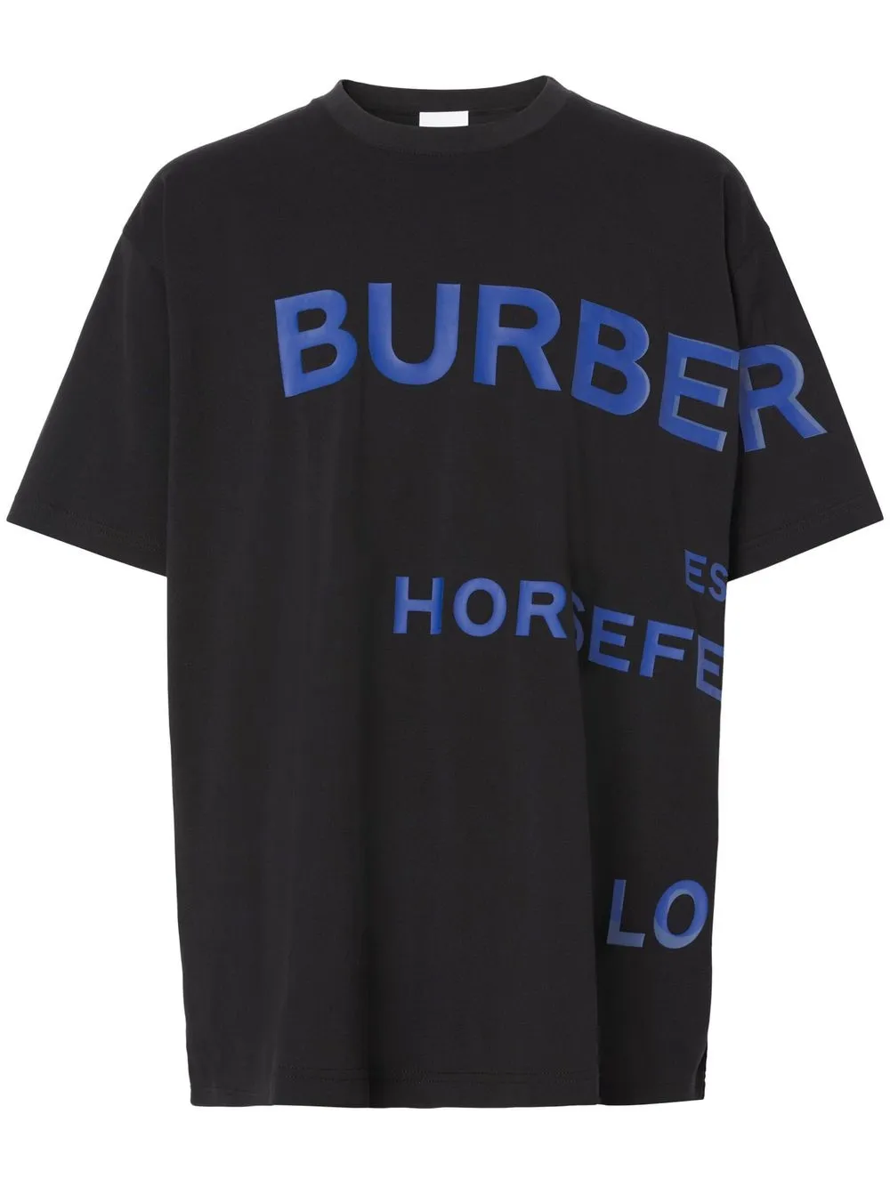 

Burberry Horseferry-print oversized T-shirt - Black