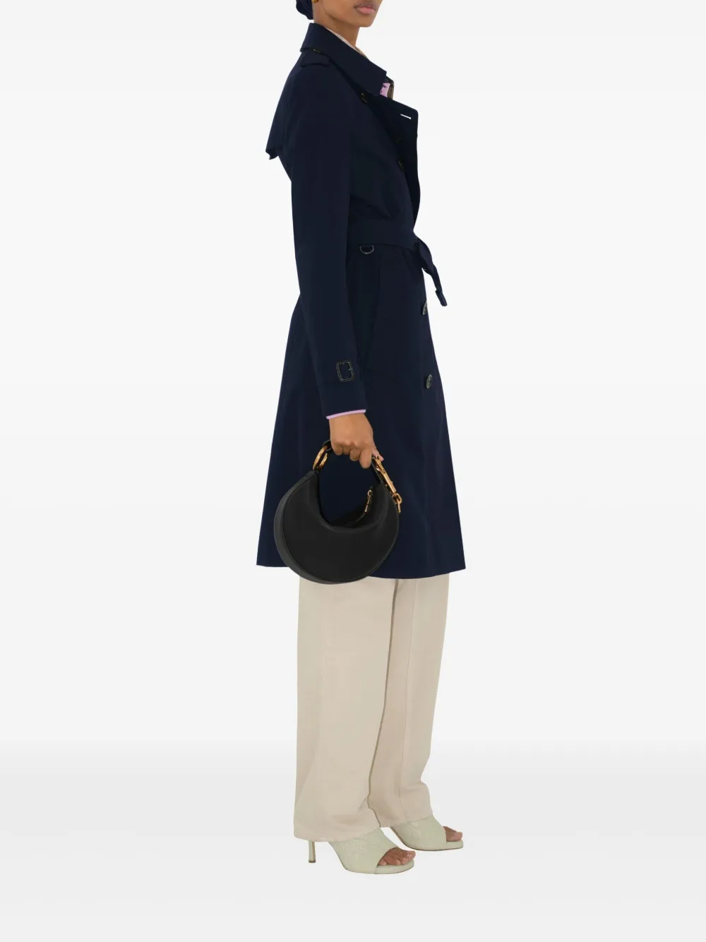 Burberry チェルシー ヘリテージ トレンチコート | ブルー | FARFETCH JP