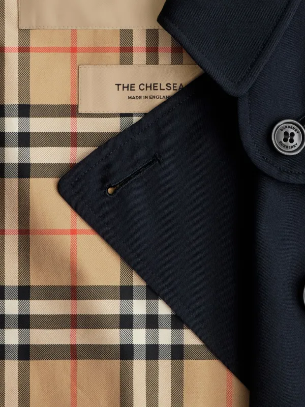 Burberry チェルシー ヘリテージ トレンチコート | ブルー | FARFETCH JP