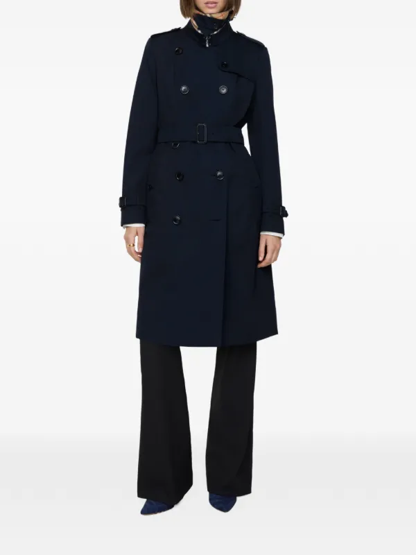 Burberry バーバリー チェルシー トレンチコート ヘリテージ Burberry チェルシー ヘリテージ トレンチコート | ブルー | FARFETCH JP