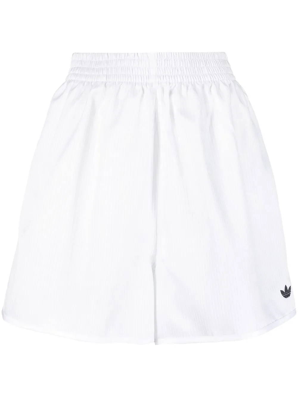 

adidas shorts con logo y rayas estampadas - Blanco