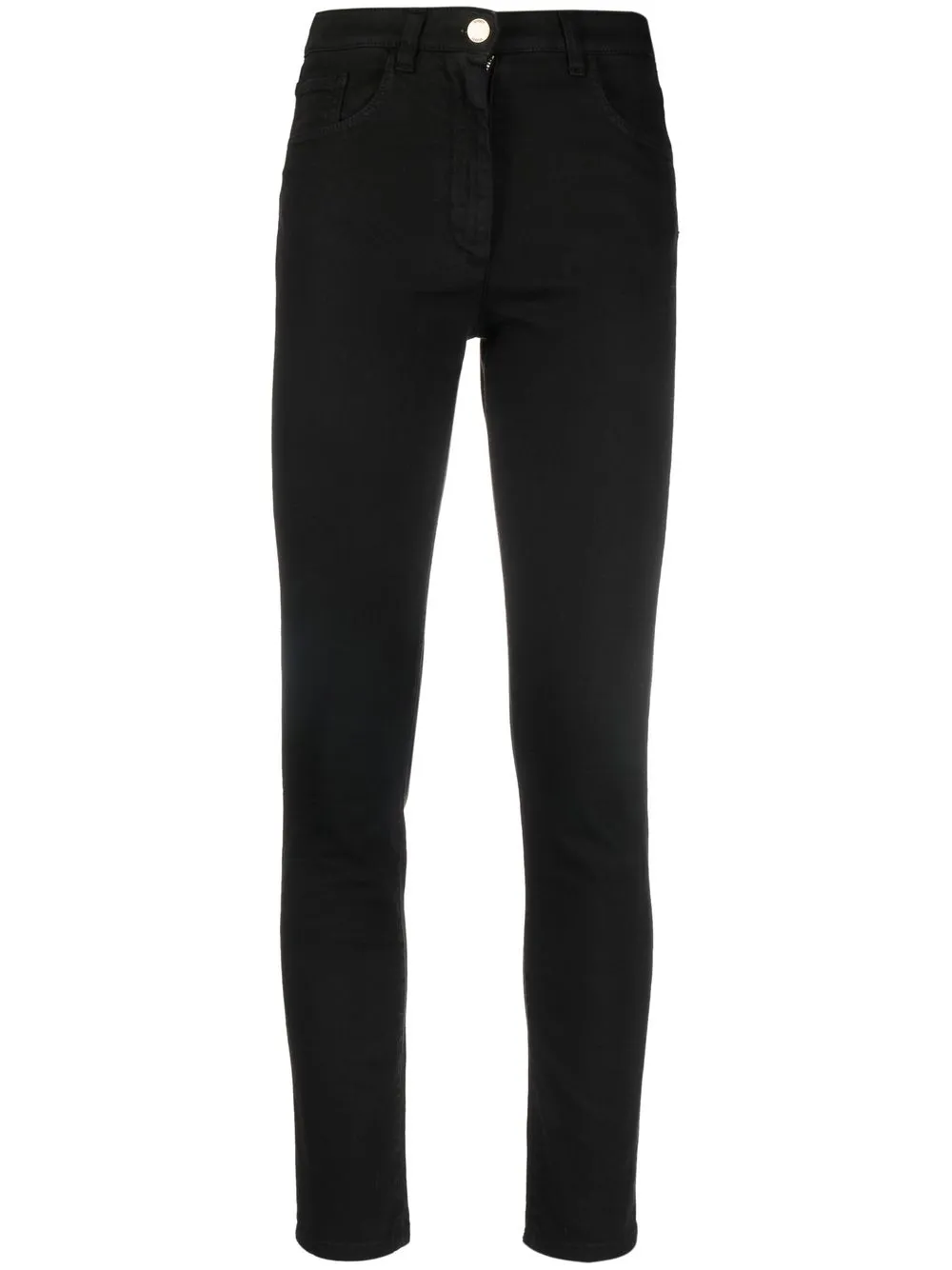 

Seventy mid-rise skinny jeans - Black