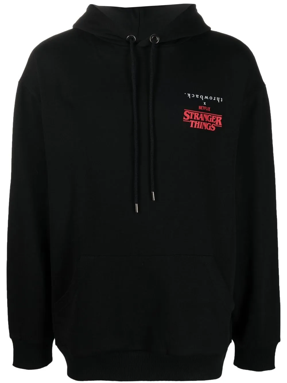 

Throwback. hoodie Stranger Thing - Negro