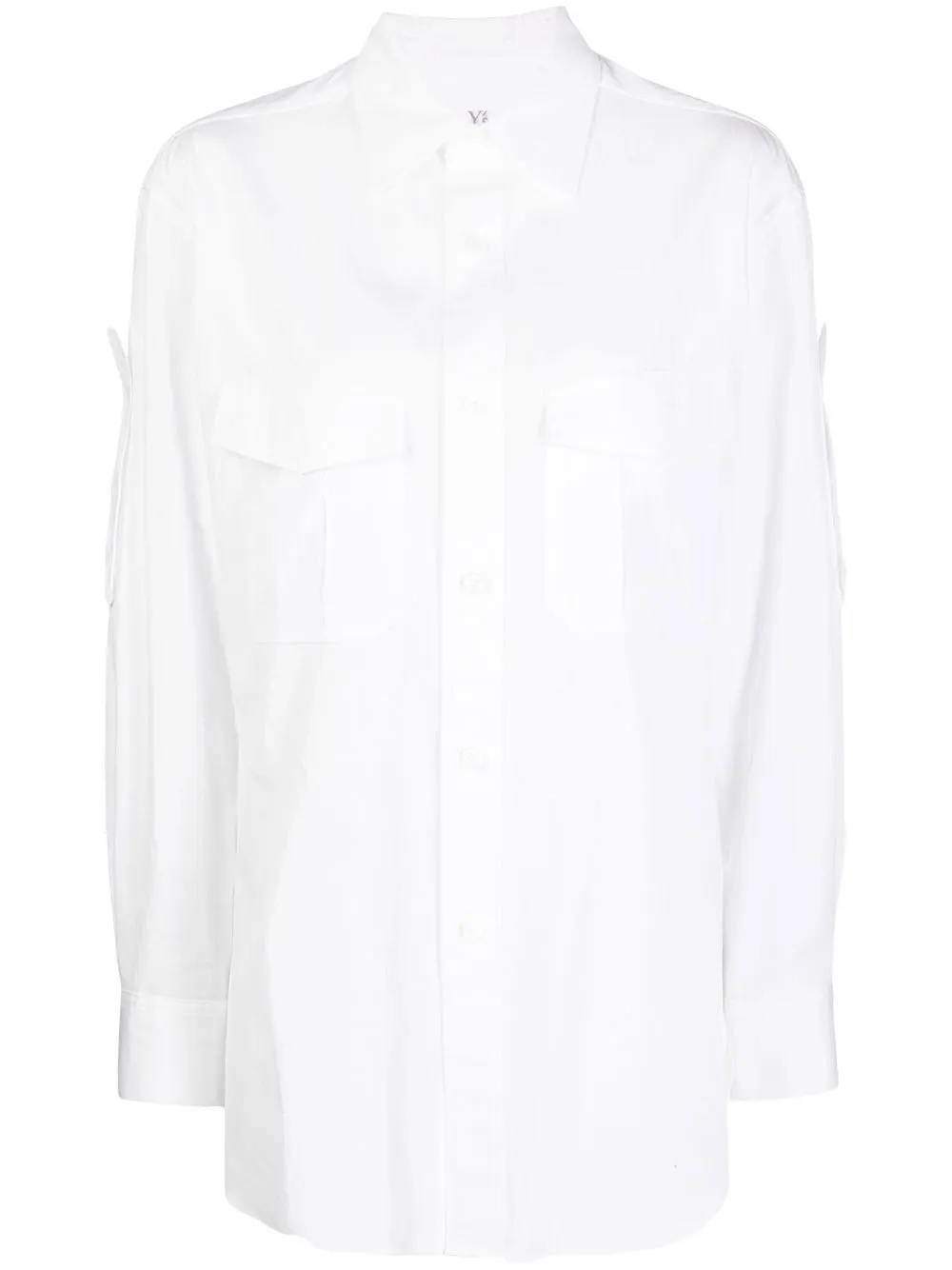 

Y's camisa con bolsillo - Blanco