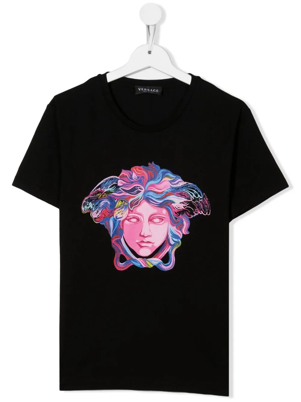 

Versace Kids playera con estampado Medusa - Negro