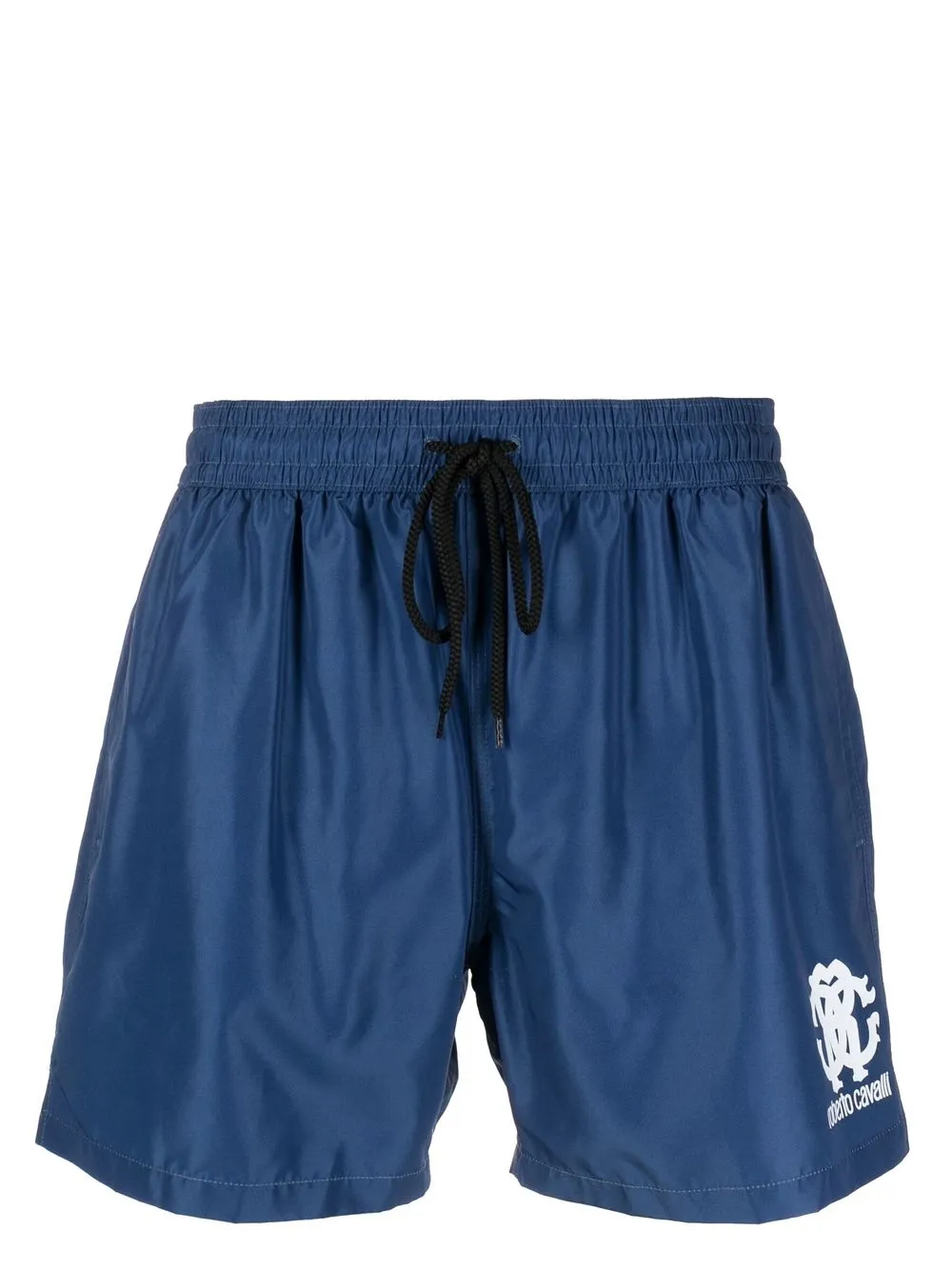 

Roberto Cavalli logo-print swim shorts - Blue