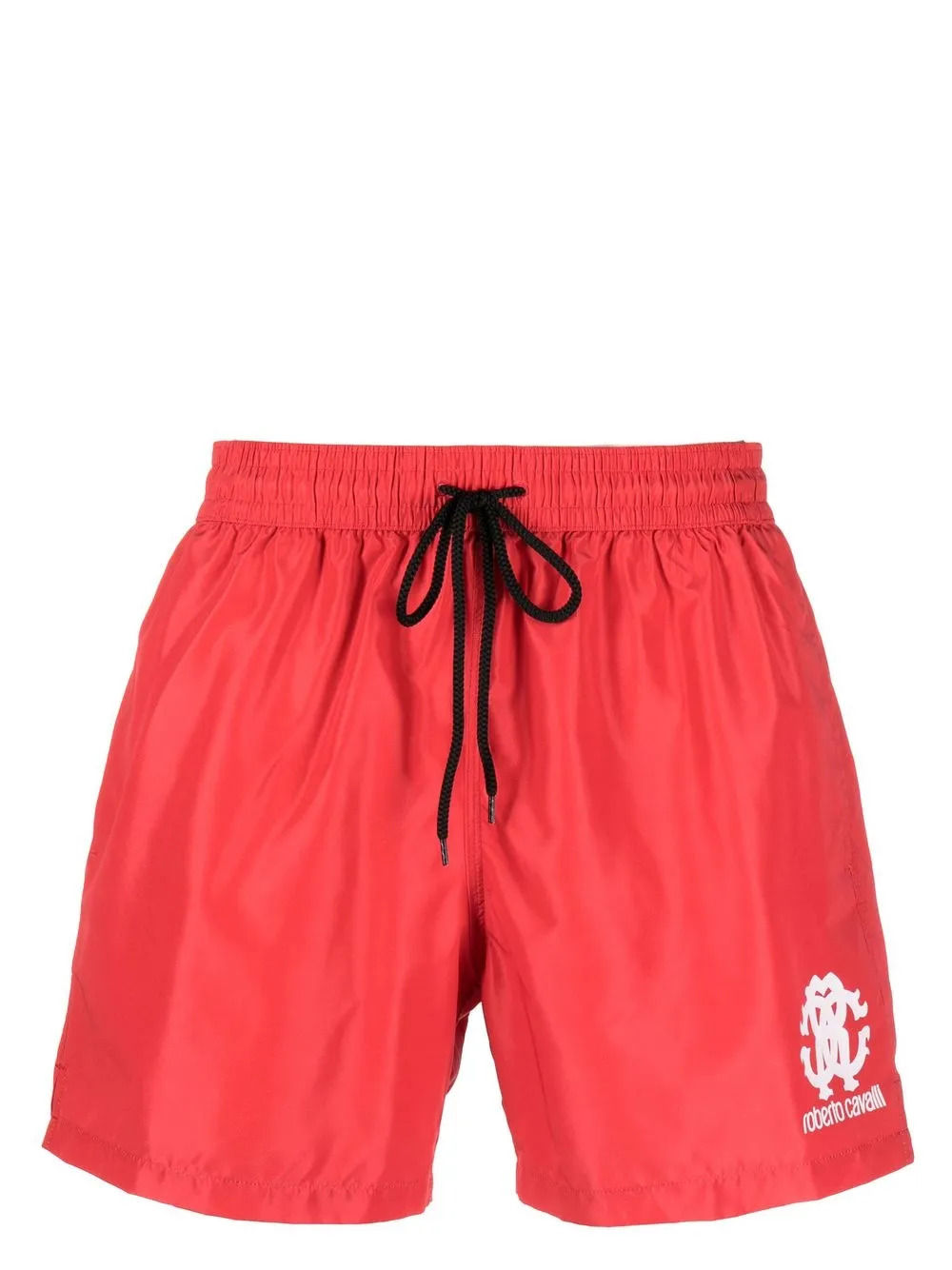 

Roberto Cavalli logo-print swim shorts - Red