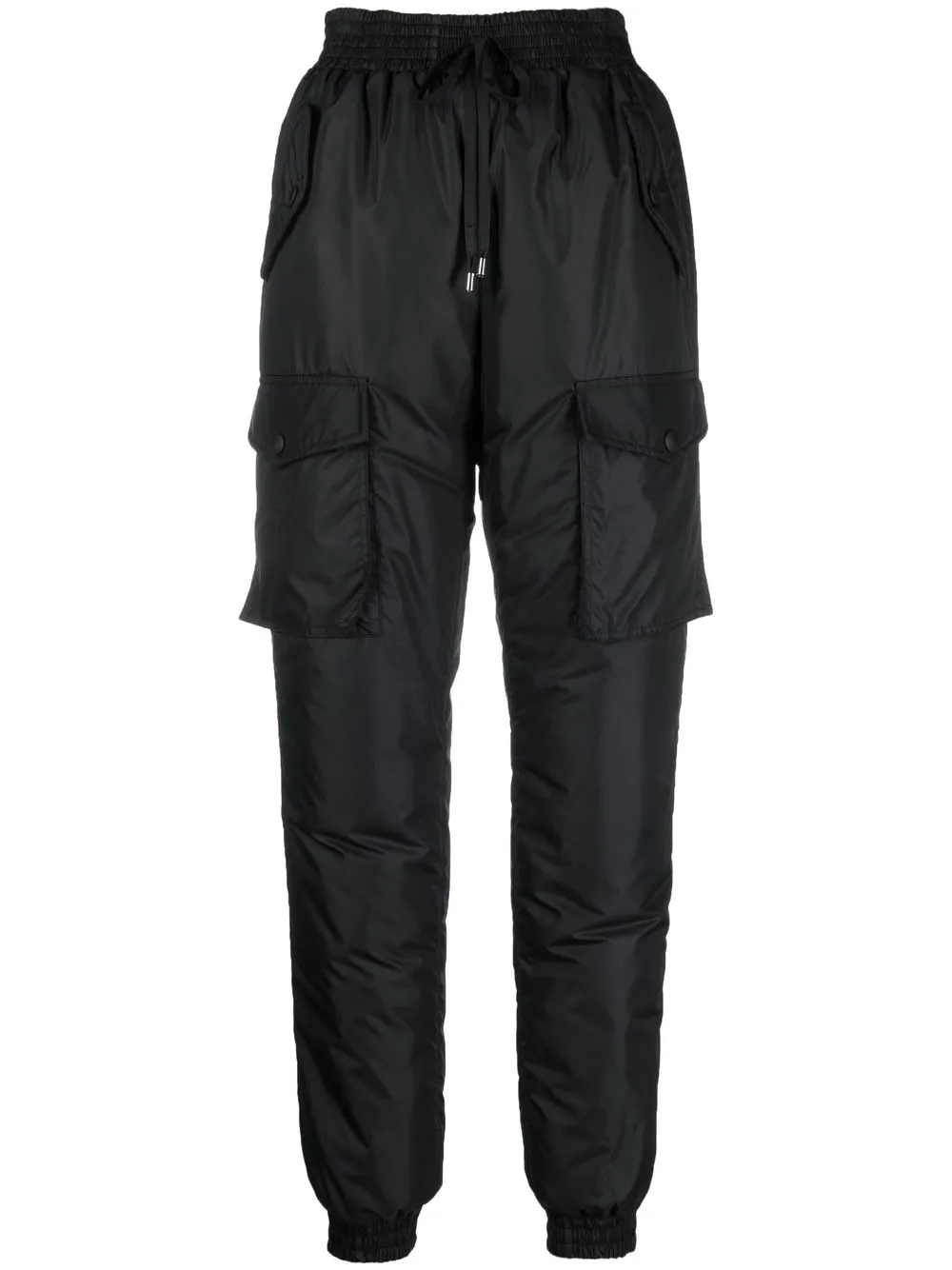 

ERMANNO FIRENZE drawstring tapered trousers - Black