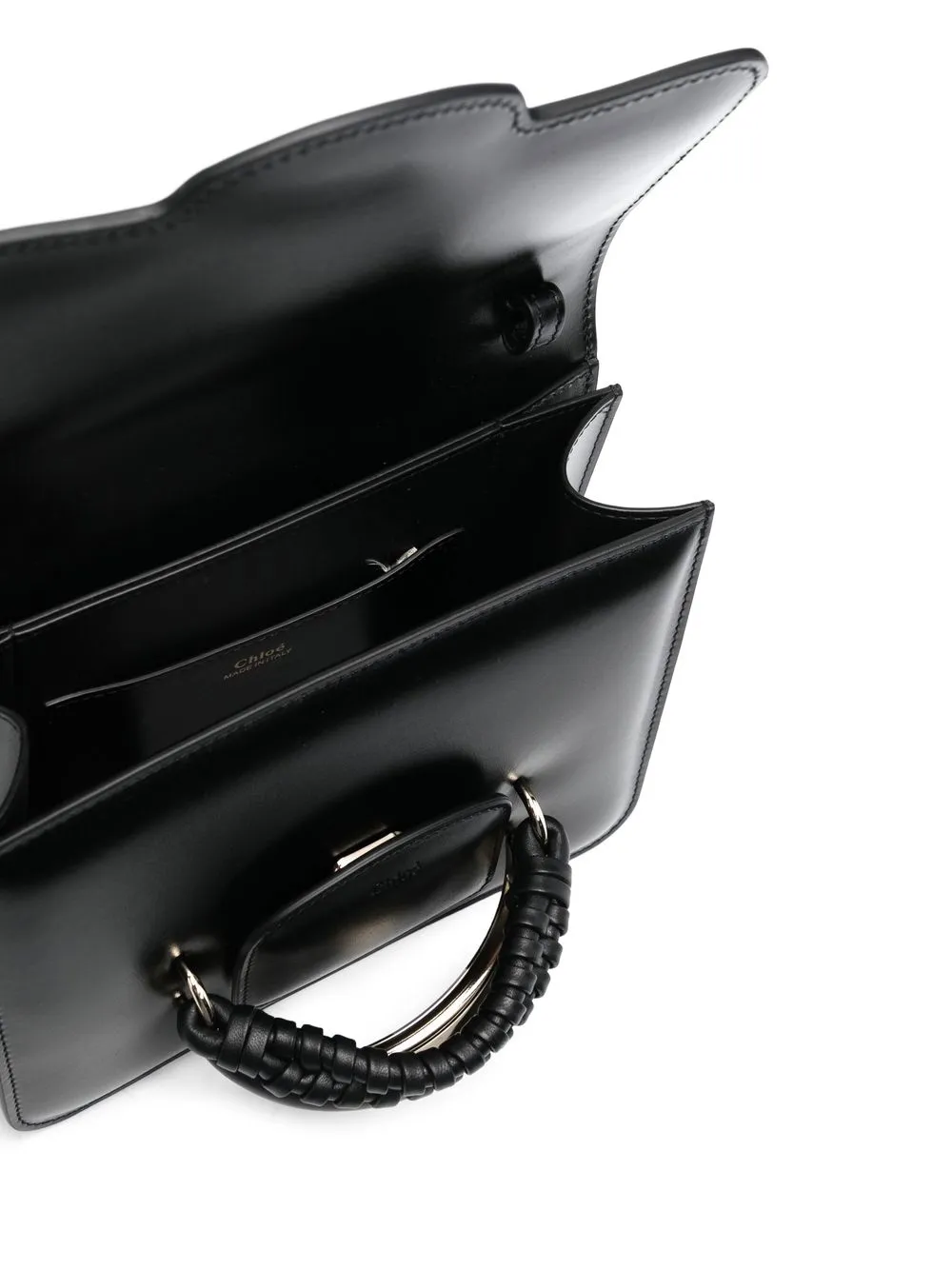 Chloé Kattie leren crossbodytas Zwart