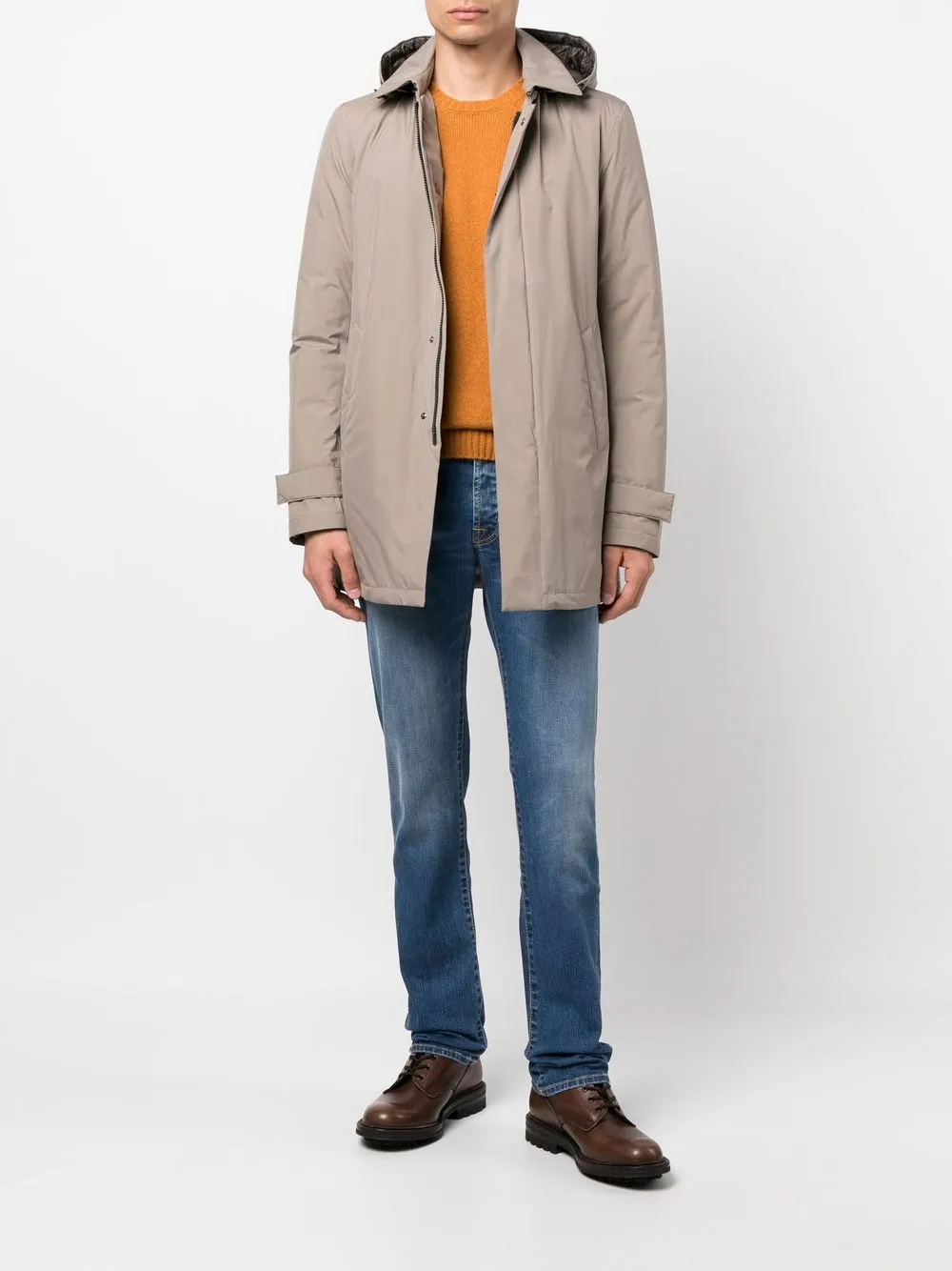 Herno Parka met capuchon - Beige