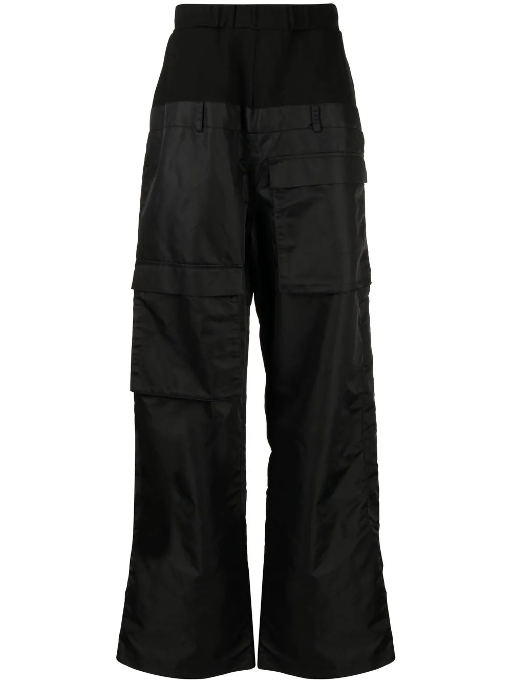 

Spencer Badu pantalones cargo anchos - Negro