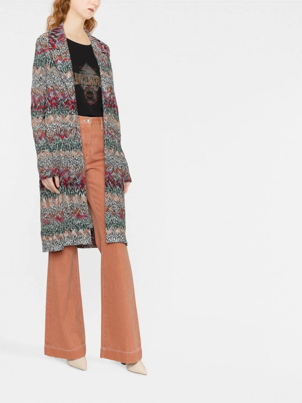 Missoni Intarsia vestjas - Groen