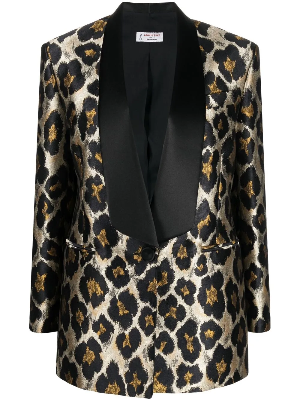 

Alberto Biani blazer con estampado de leopardo - Neutro