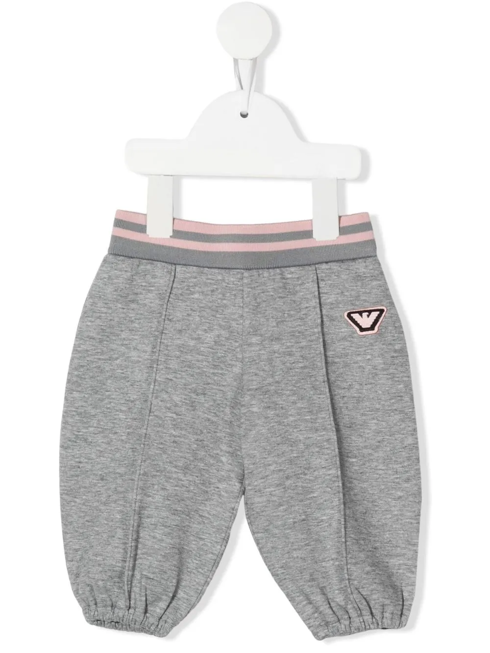 

Emporio Armani Kids pants con parche del logo - Gris