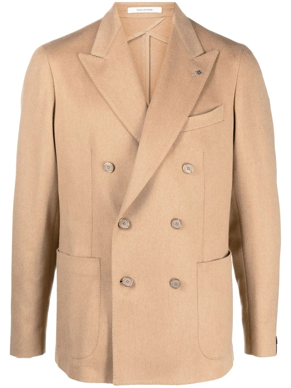 Tagliatore Blazer met dubbele rij knopen Bruin