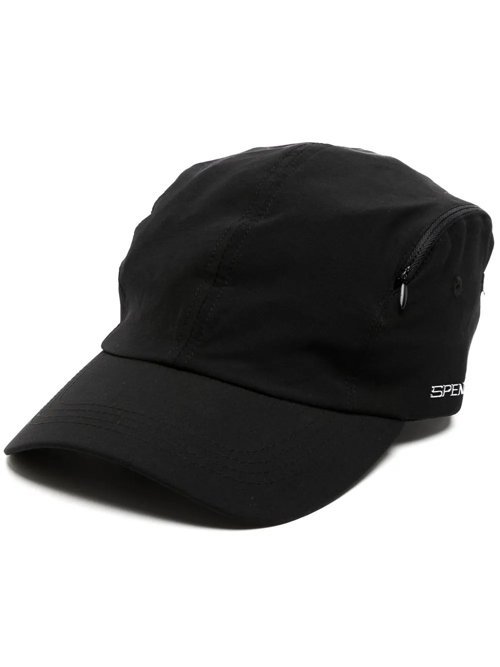 

Spencer Badu zip-pocket cap - Black