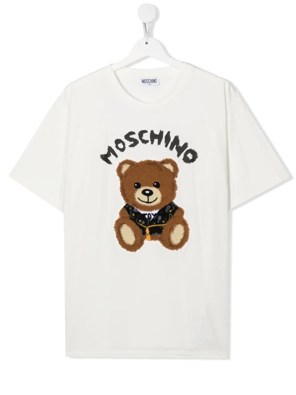 

Moschino Kids playera con motivo Teddy Bear - Blanco