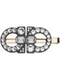 Ferragamo Gancini crystal hairclip - Silver