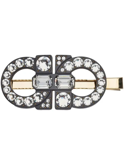 Ferragamo Gancini crystal hairclip