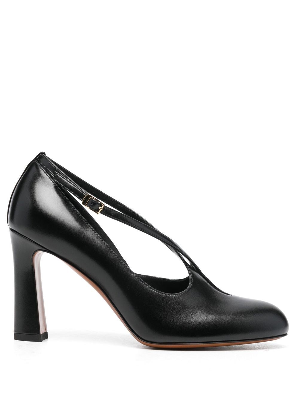 The Row Crossover-strap Detail 90mm Pumps In Black