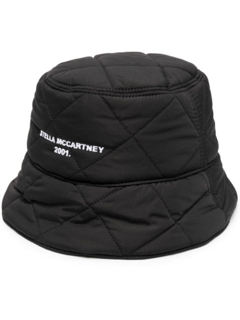 Stella McCartney embroidered-logo bucket hat Women