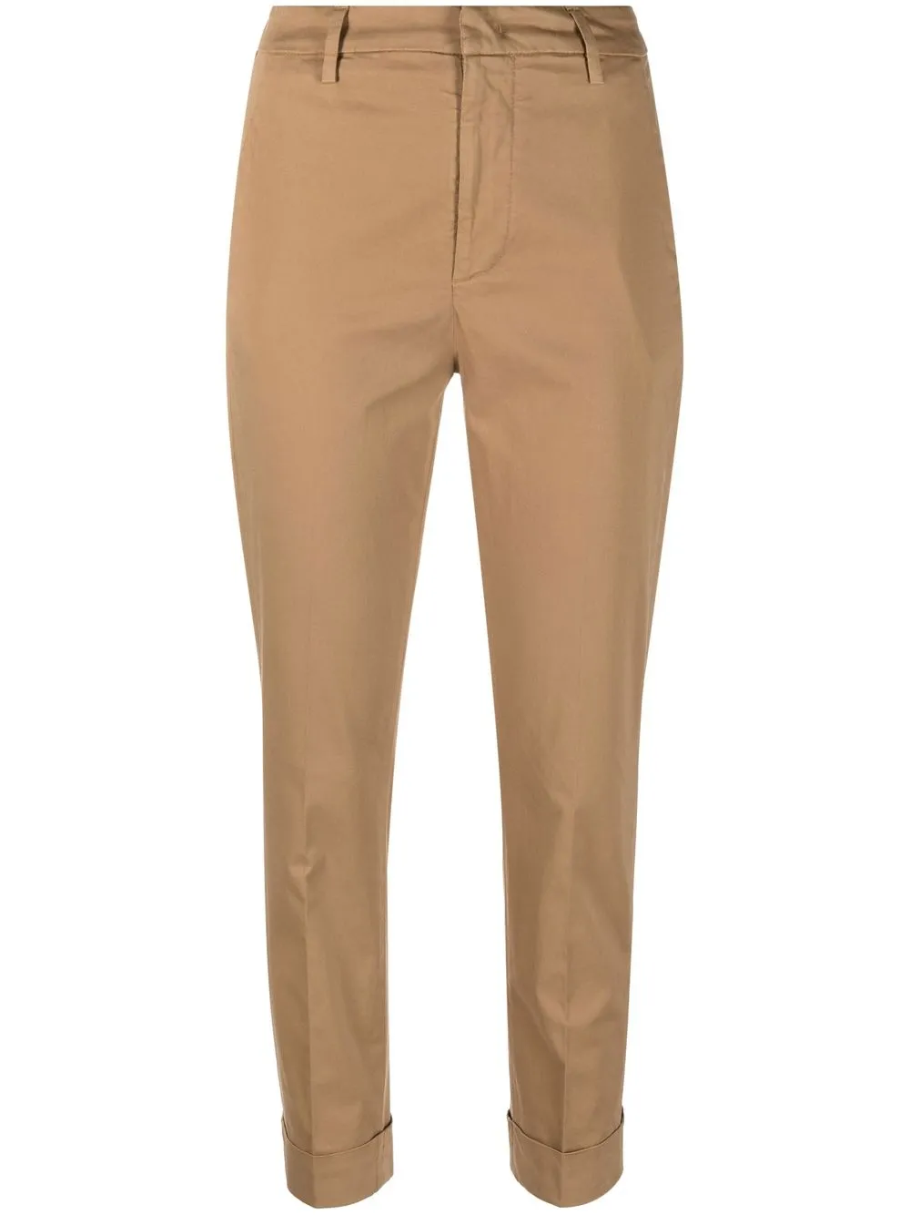 

DONDUP mid-rise cropped trousers - Brown