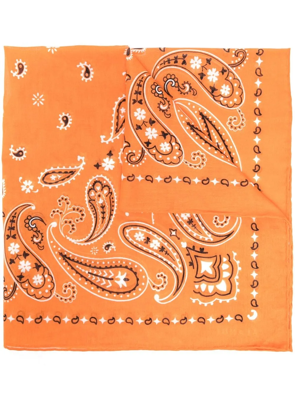 

Alanui mascada con estampado bandana - Naranja