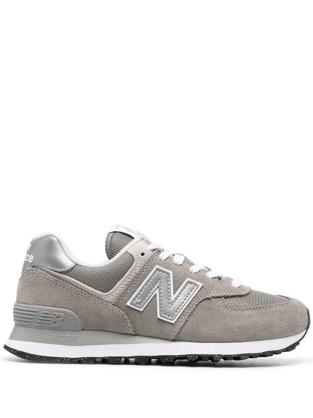 

New Balance panel-detail logo patch sneakers - Grey