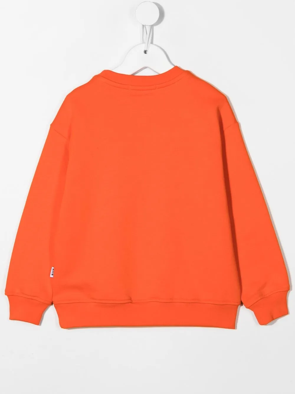 MSGM Kids Sweater met logoprint - Oranje