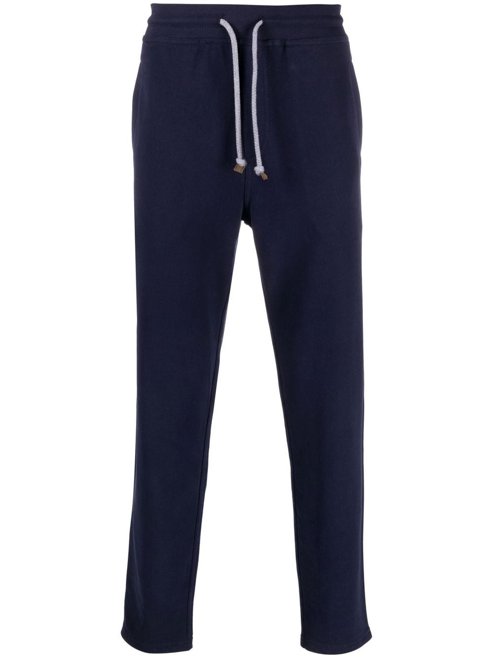 Brunello Cucinelli Tapered Drawstring Track Pants In Blue