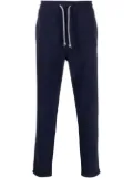 Brunello Cucinelli tapered drawstring track pants - Blue