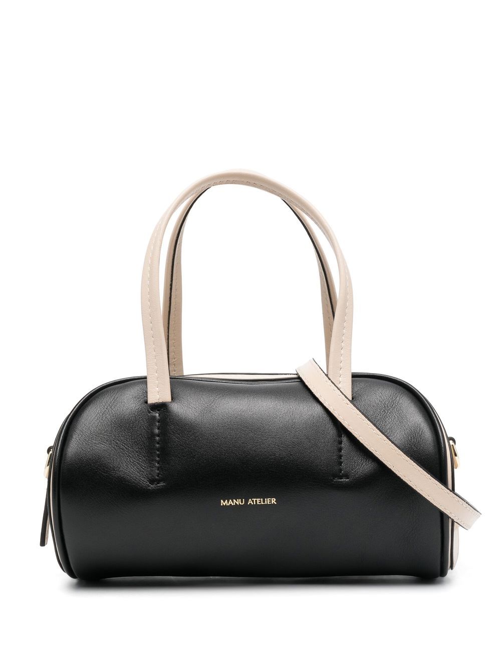 Manu Atelier Hourglass leather bowling bag