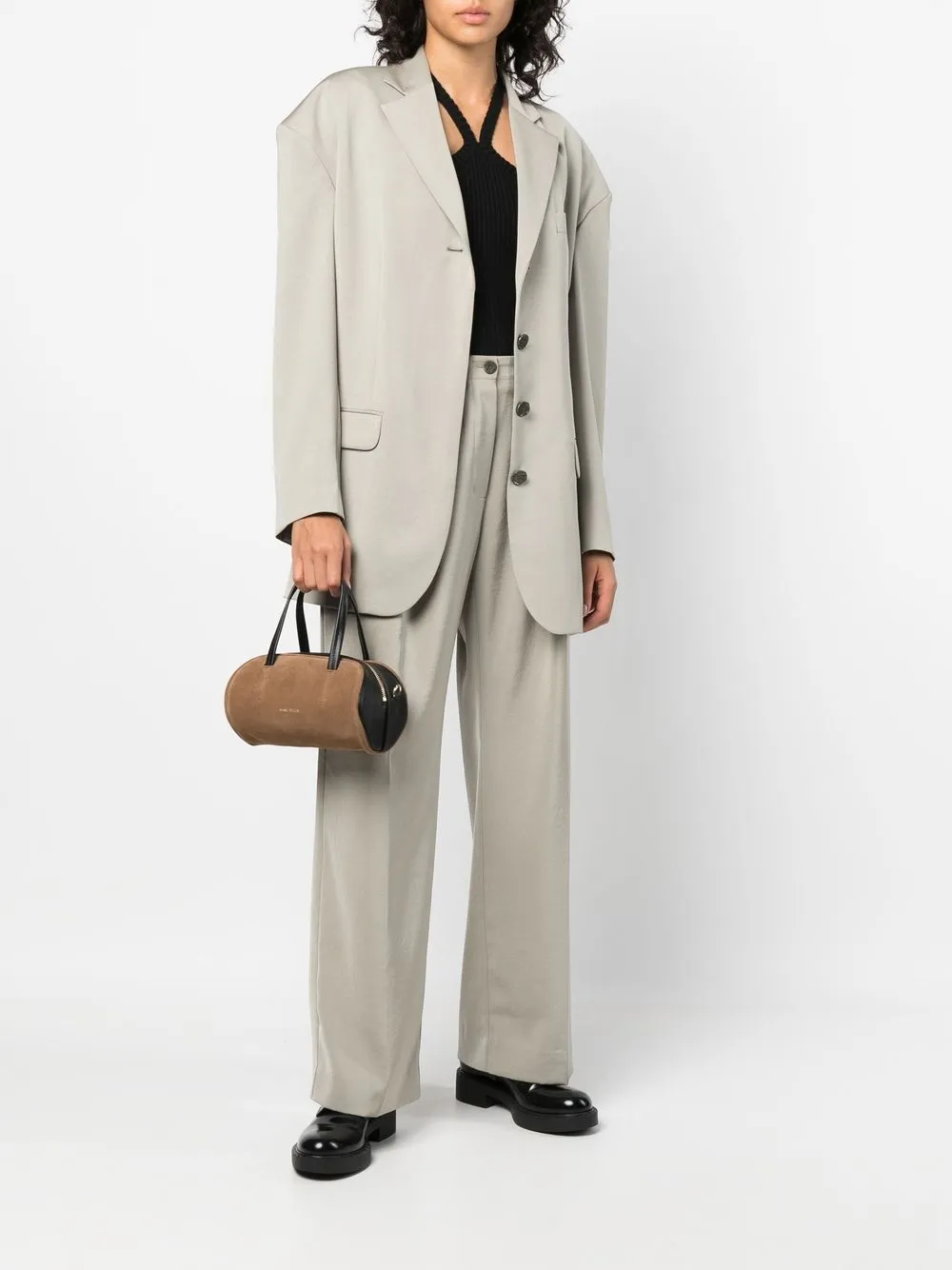 MANU ATELIER HOURGLASS BOWLING TOTE BAG