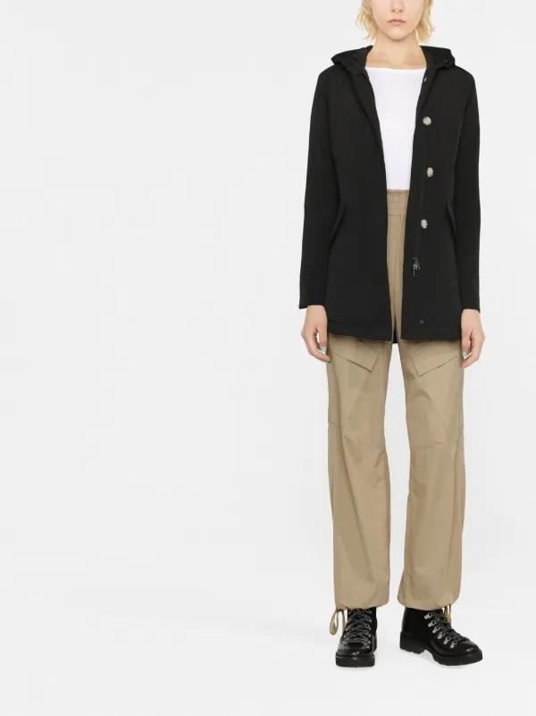 ＊ Woolrich/ウールリッチ  フーデッド パデッドジャケット ＊ Woolrich フーデッド パデッドジャケット | ブラック | FARFETCH JP