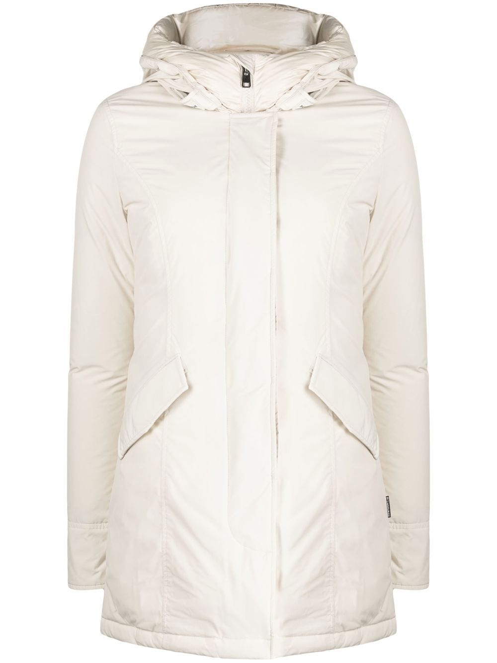 

Woolrich hooded duck feather coat - White