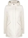 Woolrich hooded duck feather coat - White