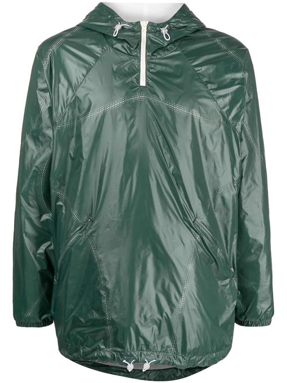 half-zip hooded jacket