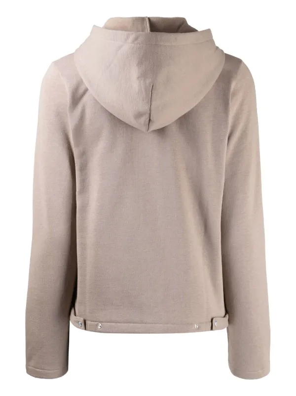 Agnès b. Hood snap-button Cardigan 