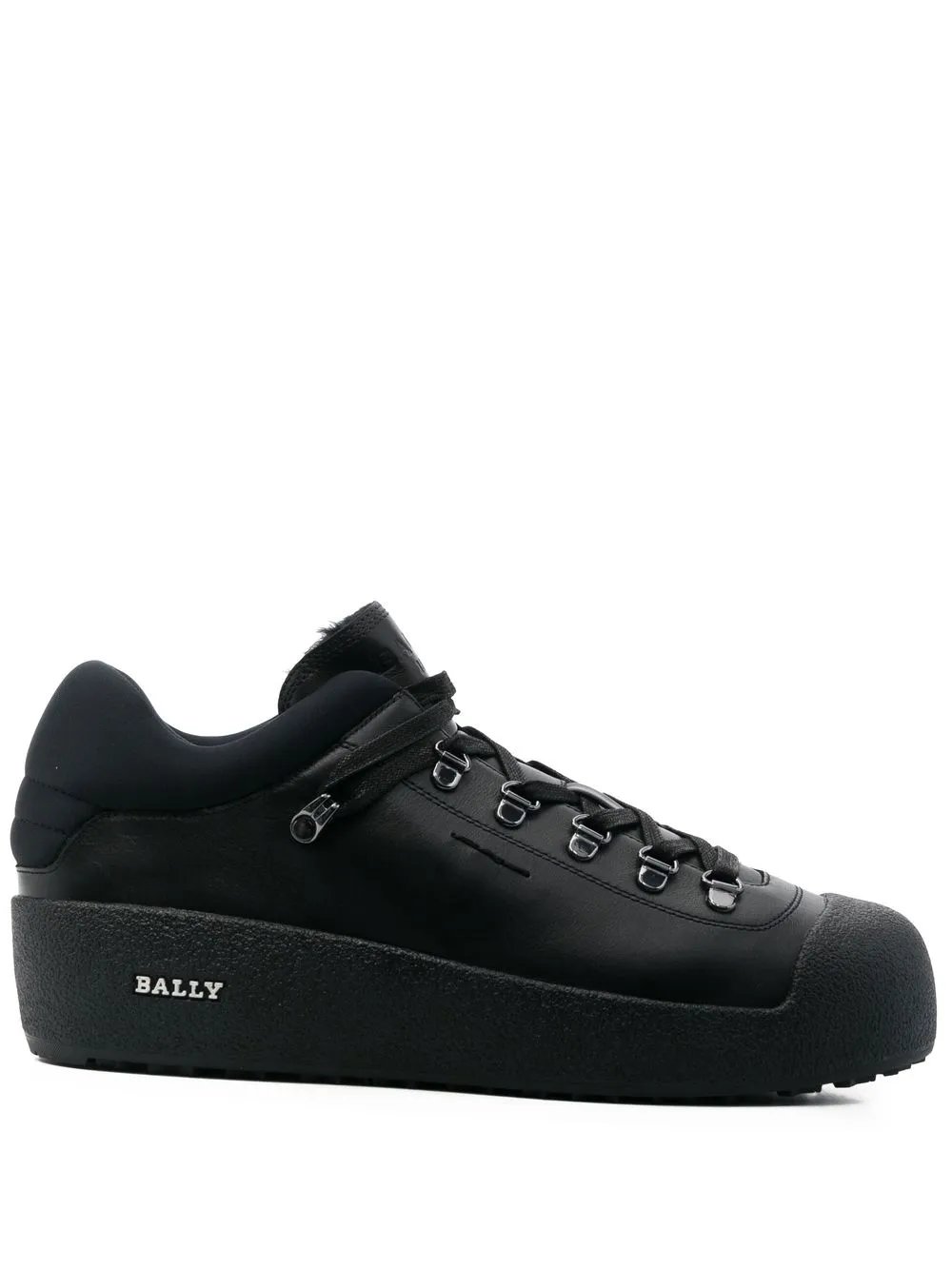 

Bally tenis bajos con logo lateral - Negro