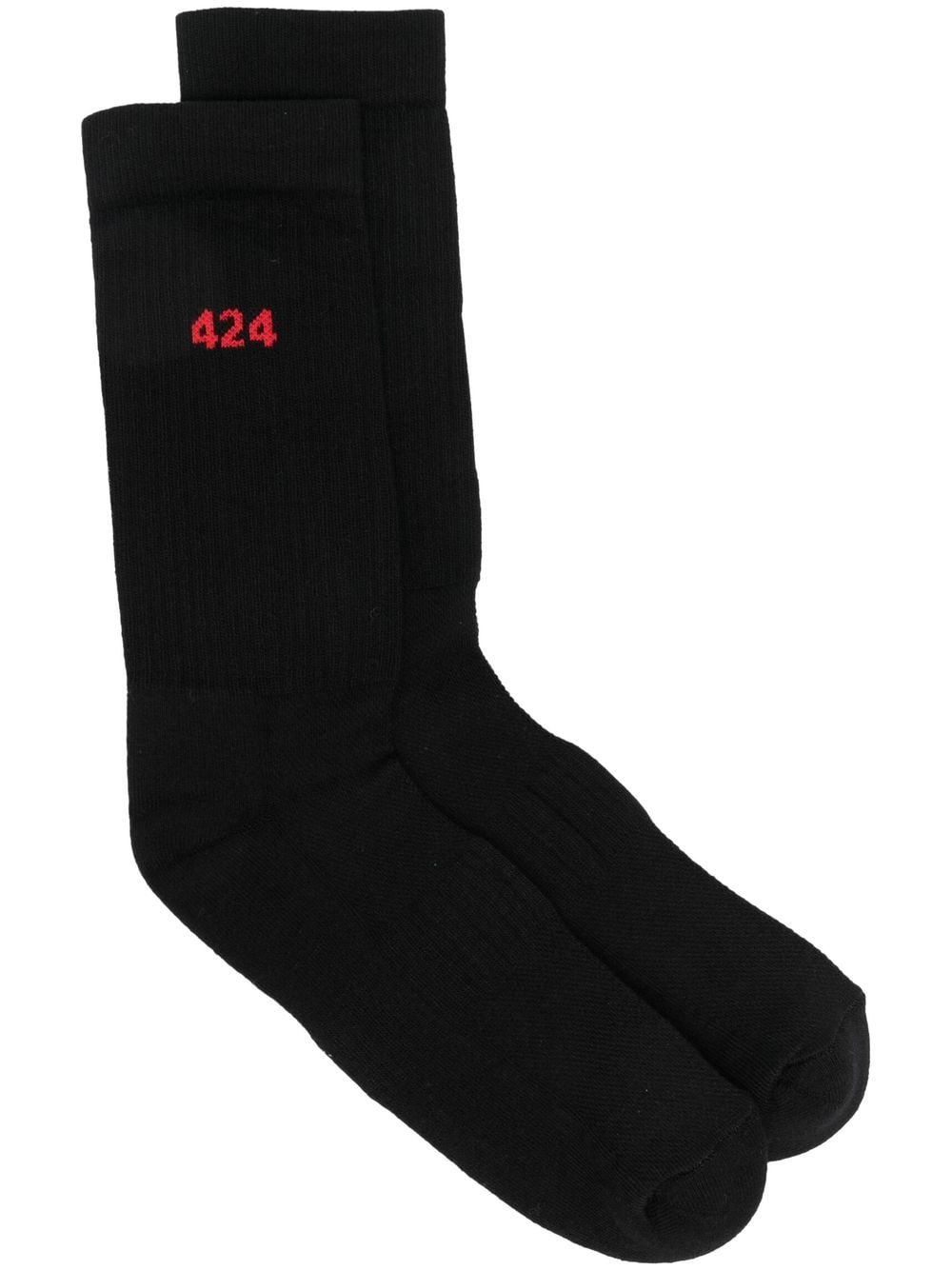 intarsia-logo socks