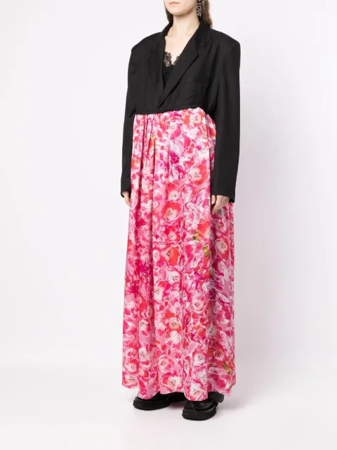 Natasha Zinko Tulip-print panelled dress SS23D1NZ1260133 - 2