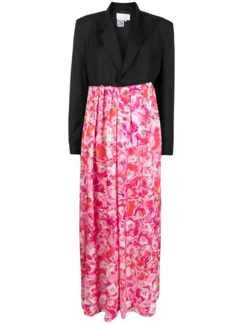 Natasha Zinko Tulip-print panelled dress SS23D1NZ1260133 - 0
