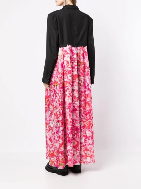 Natasha Zinko Tulip-print panelled dress SS23D1NZ1260133 - 3