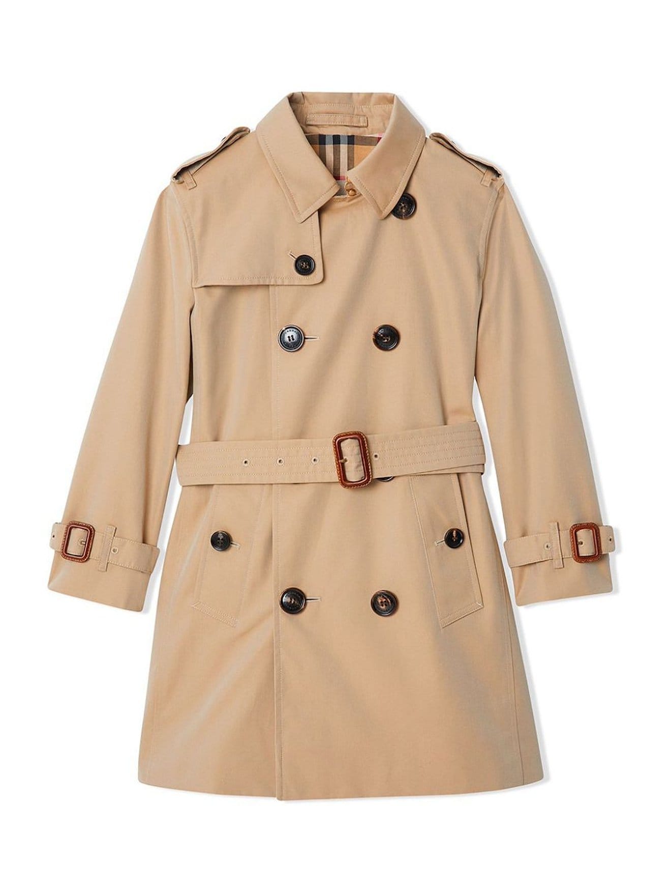 Burberry Kids TEEN trench coat neutrals |