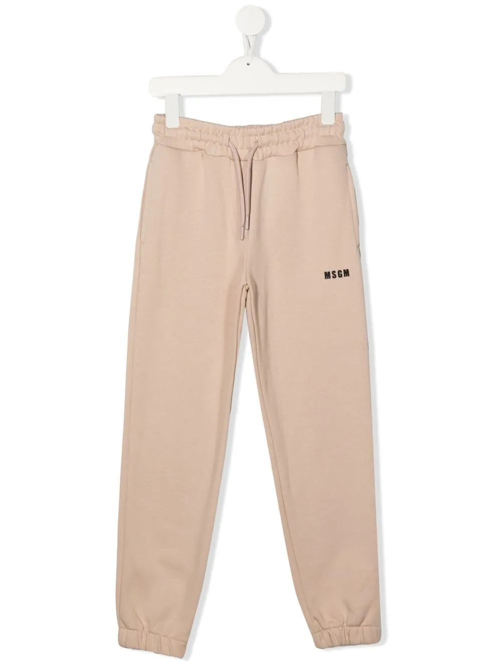 

MSGM Kids logo-print track pants - Neutrals