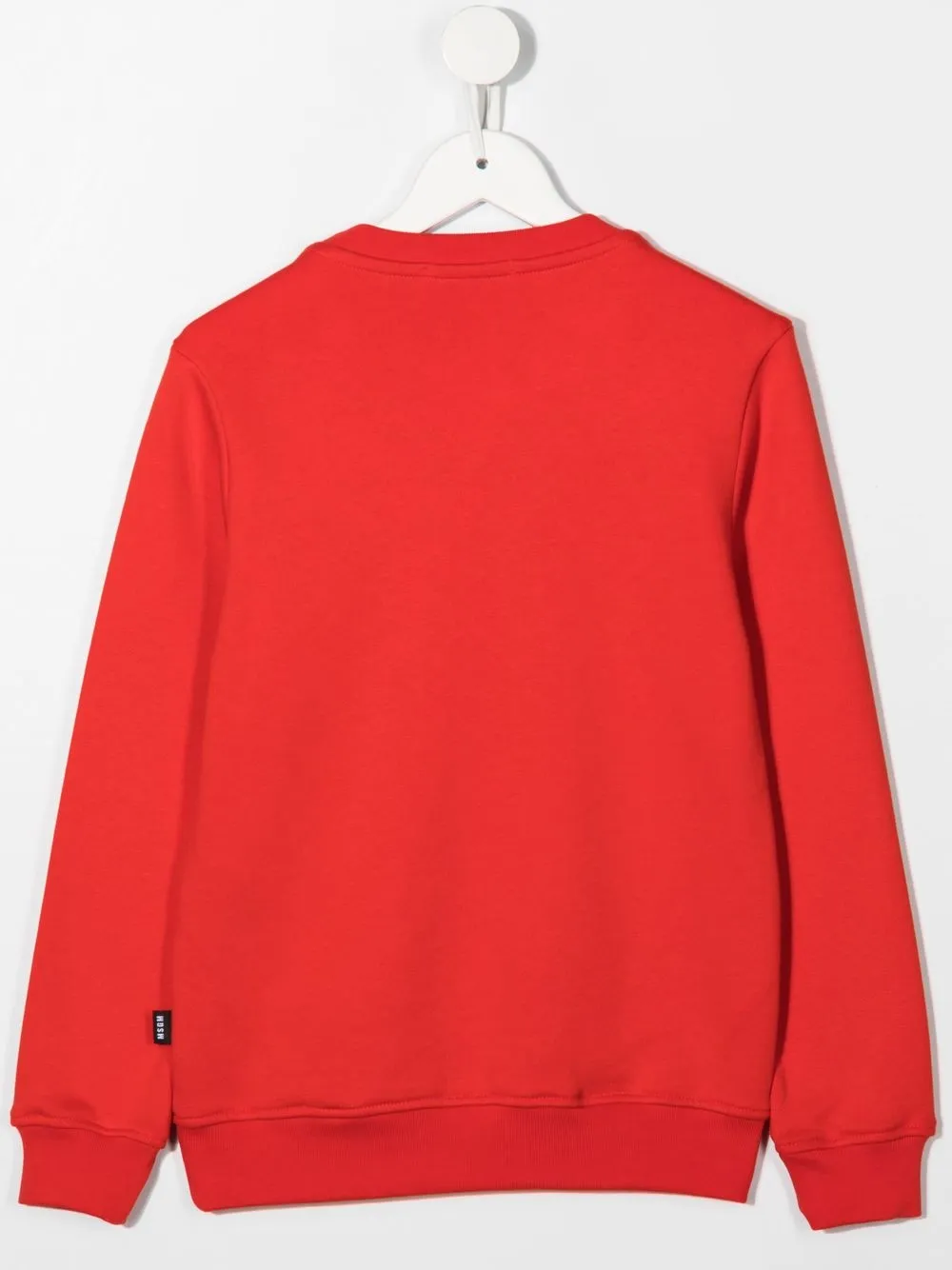 MSGM Kids Sweater met logoprint - Rood