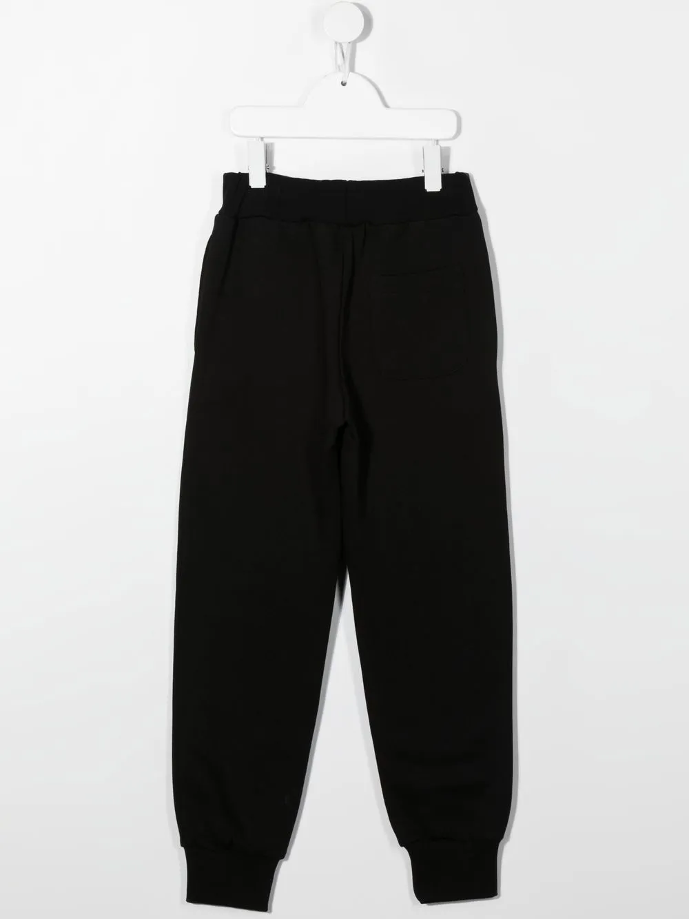 MSGM Kids Trainingsbroek met logoprint - Zwart