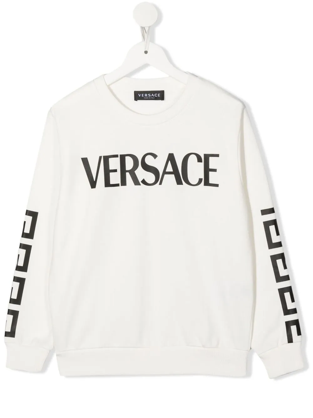 

Versace Kids playera La Greca - Blanco